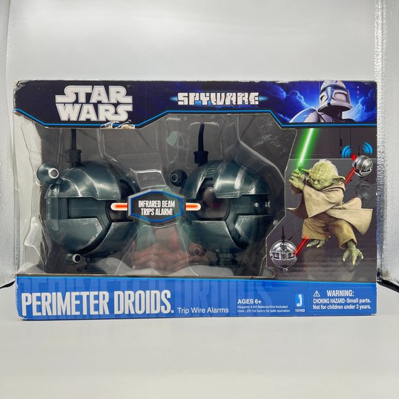 Star Wars Spyware Perimeter Droids Detect Intruders Alarm Darth Maul NEW SEALED - Picture 2 of 12
